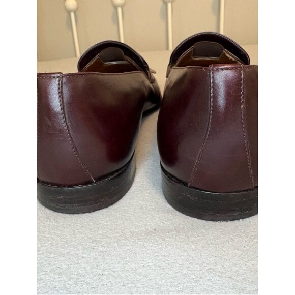 Salvatore Ferragamo Studio Tassel Loafers Brown Leather 10 EE